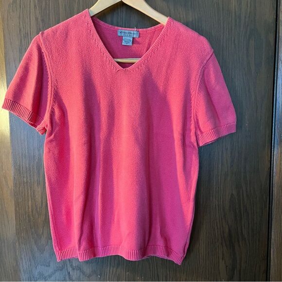 Eddie Bauer Pink Cotton Sweater - Picture 1 of 8
